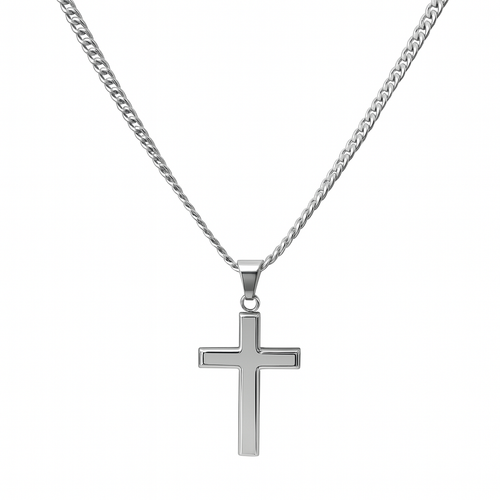 Minimalist Cross Necklace in Stainless Steel – Gold & Silver | Timeless Everyday Jewelry