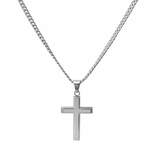 Minimalist Cross Necklace in Stainless Steel – Gold & Silver | Timeless Everyday Jewelry
