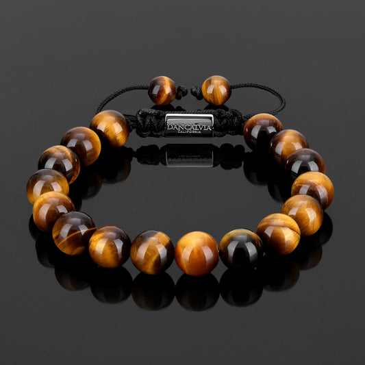 Solar Bastion — yellow tiger's eye 10mm beaded bracelet