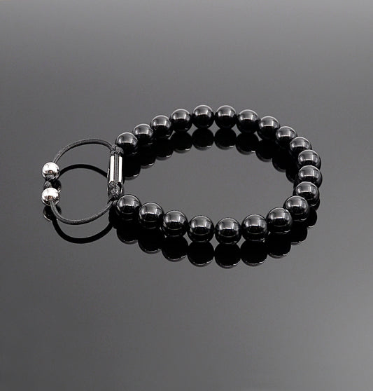 Obsidian Oath — natural obsidian protection beaded bracelet